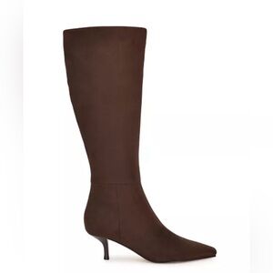 Nine West Havier Knee High Kitten Heel Boot Size 8.5